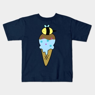 Bumblebee Icecream Cone Kids T-Shirt